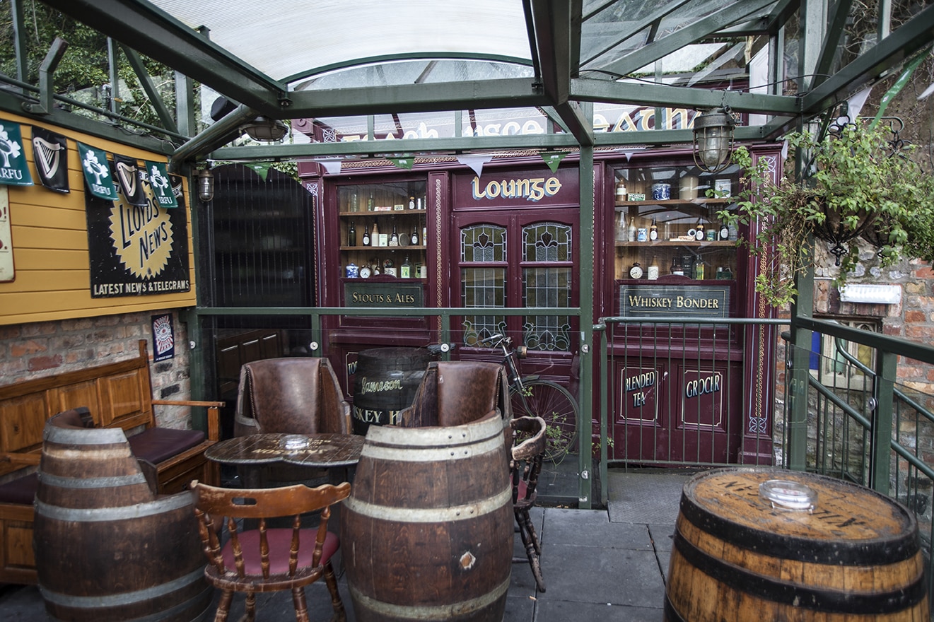 The beer garden at The Old Schoolhouse